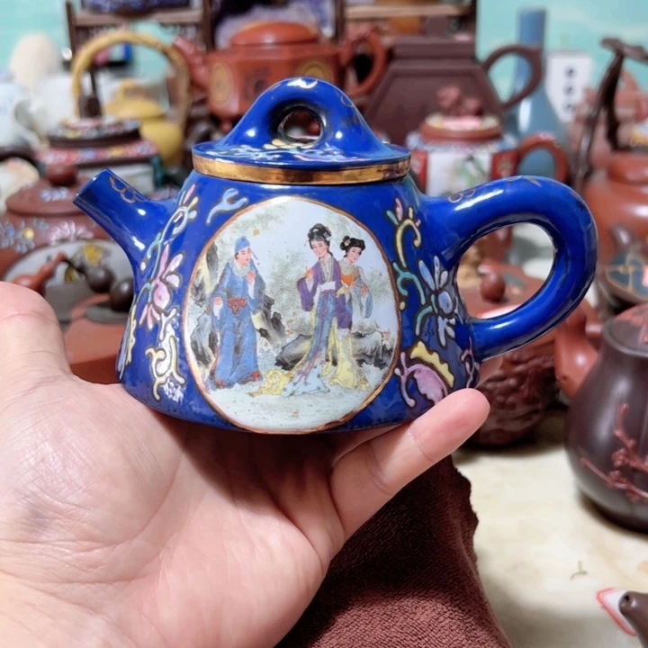 茶壶紫砂紫砂壶收藏起来了！