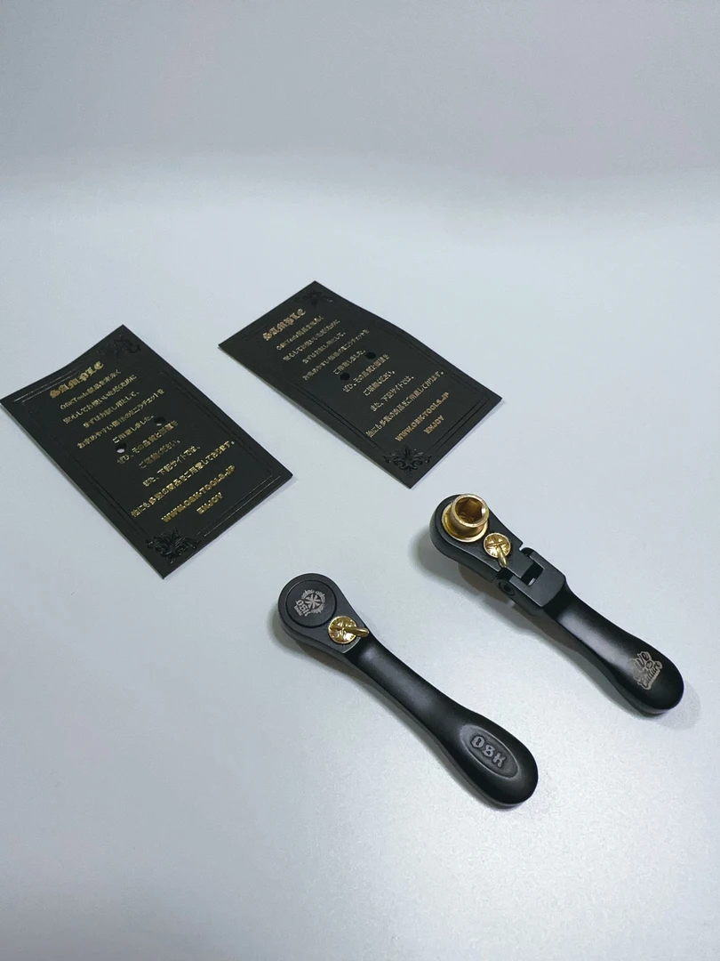 日本原装进口小众品牌OSK工具 一款适合把玩的小棘轮 非常有质感