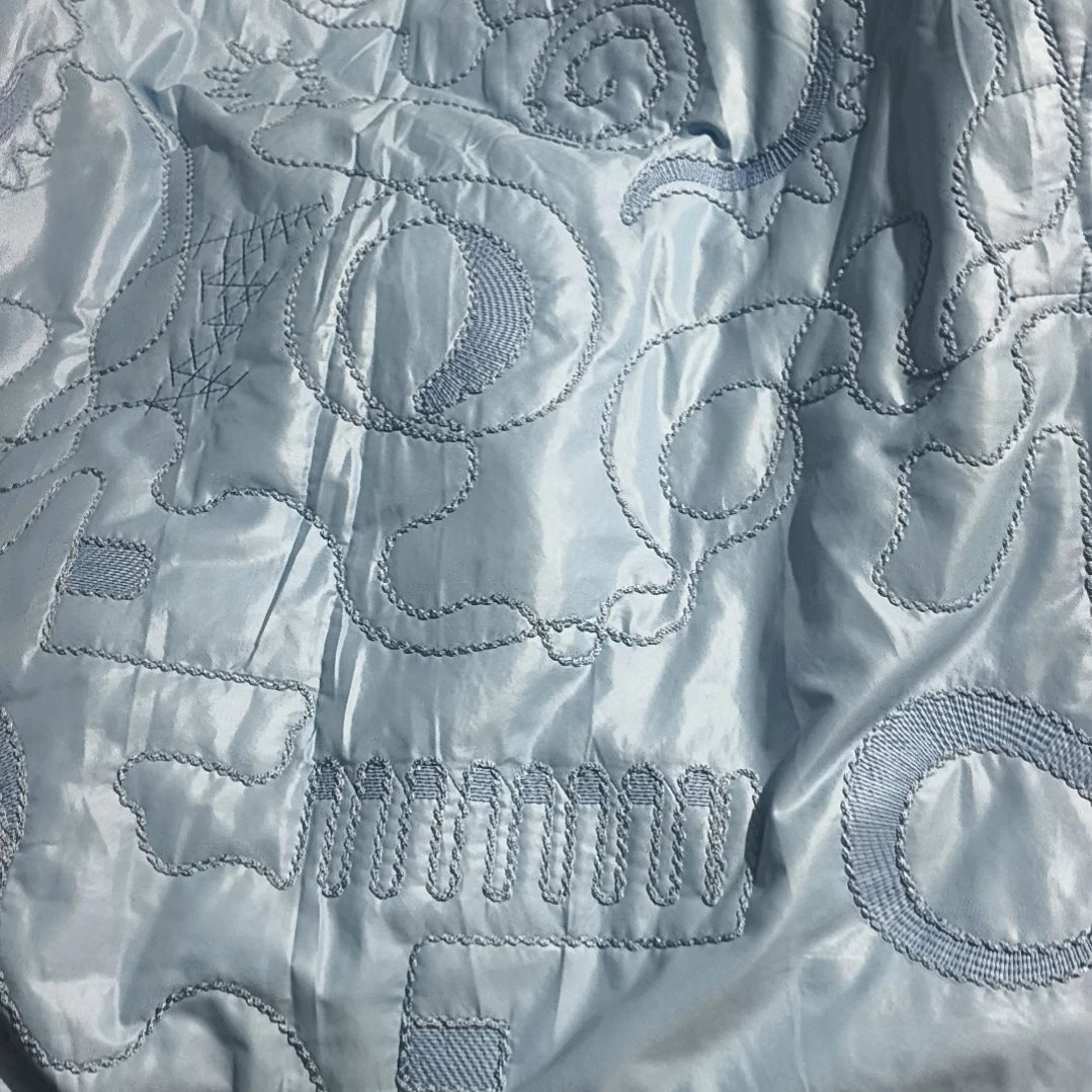 蓝色重工款绗棉24元3.3米