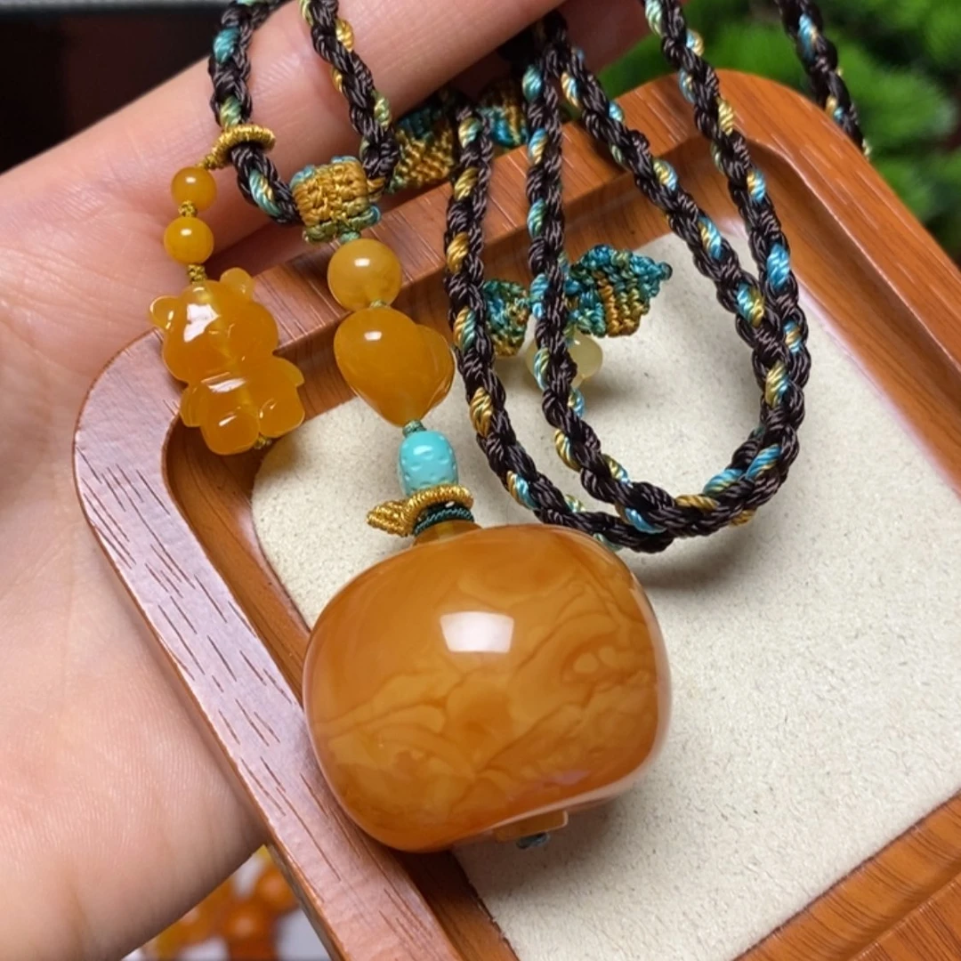 【闪购商品】蜜蜡颈饰未镶嵌项链