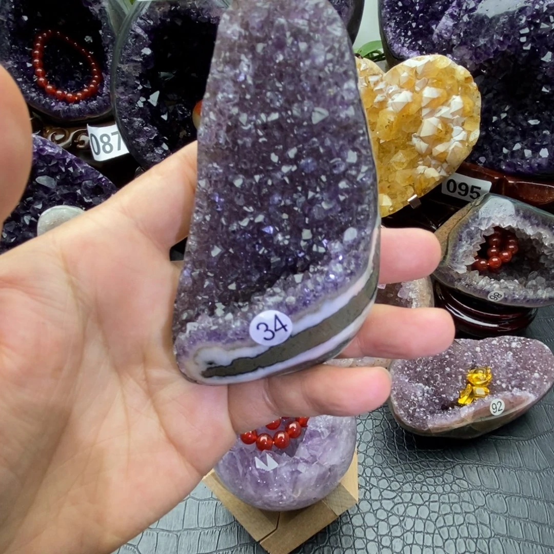 未镶嵌紫晶大型摆件（非配饰）