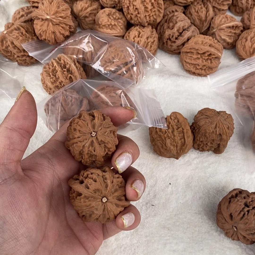 吊坠文玩核桃雨花石四棱