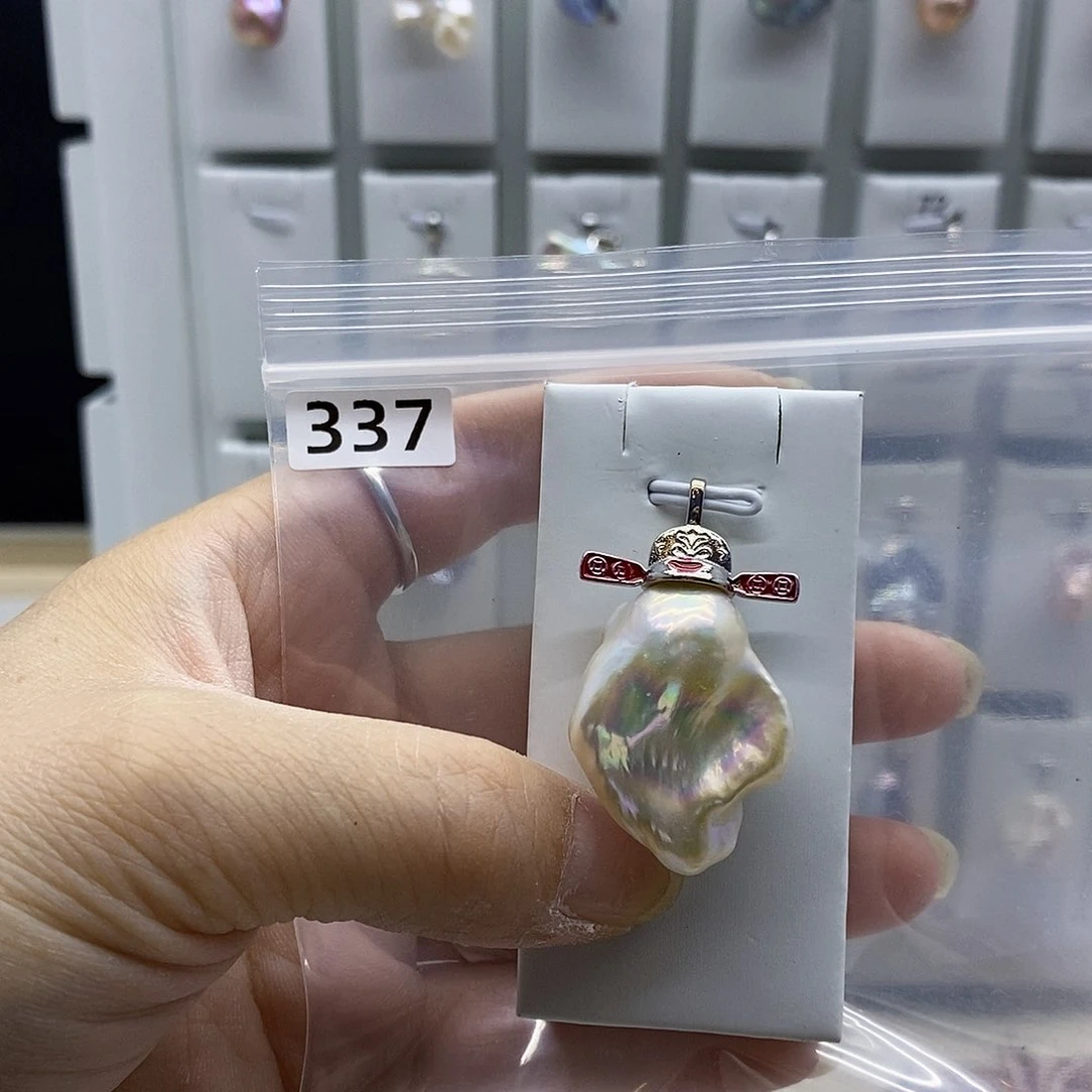 颈饰合金淡水珍珠小****天