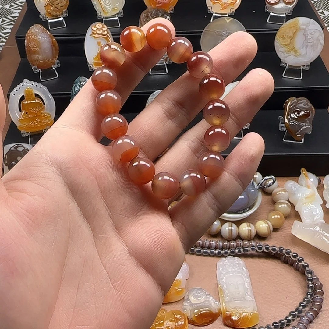 玛瑙/玉髓未镶嵌吊坠(不含链)