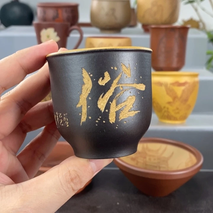 宜兴紫砂手工主人杯