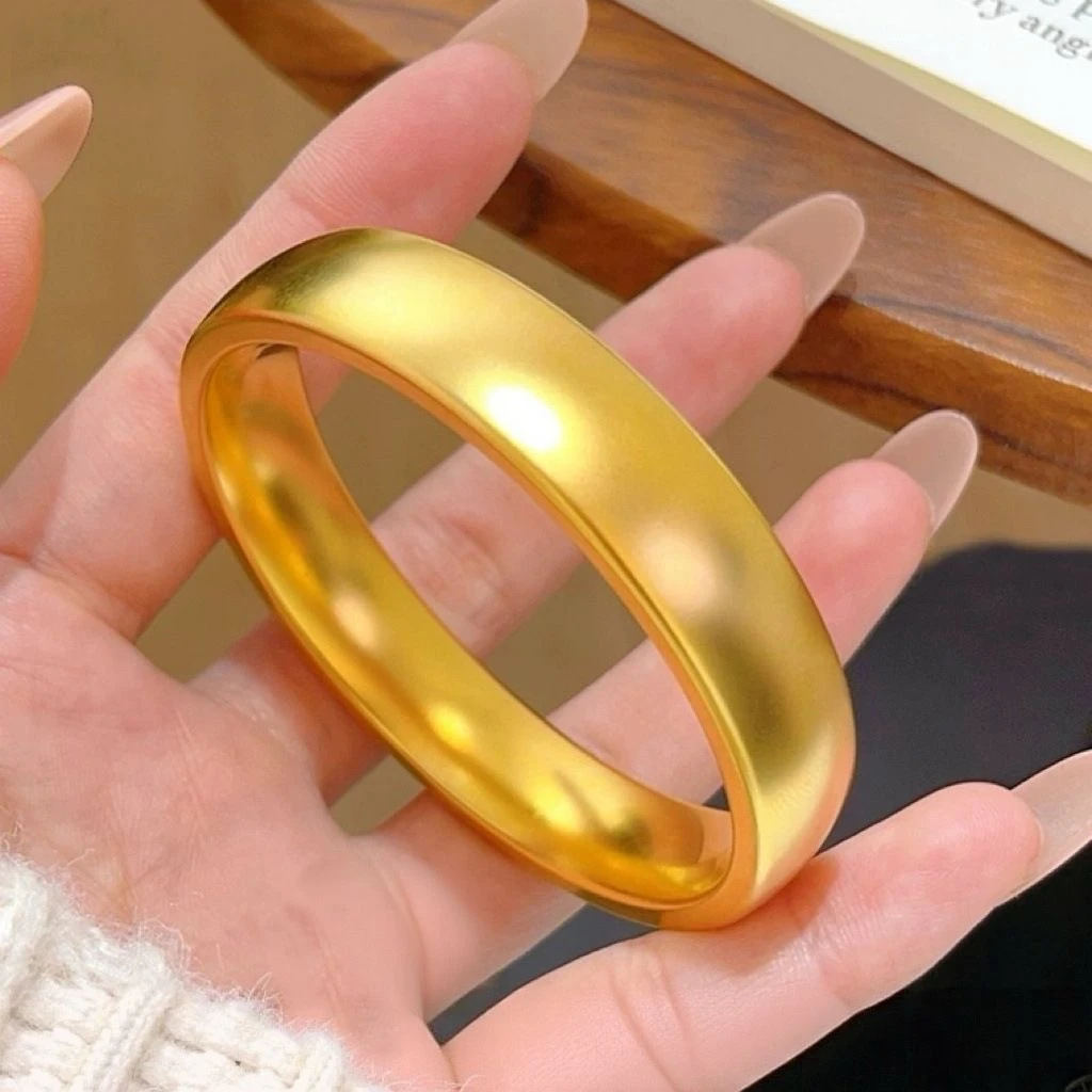 999镀K大轮胎12N传承实心不掉色女款宽版链条