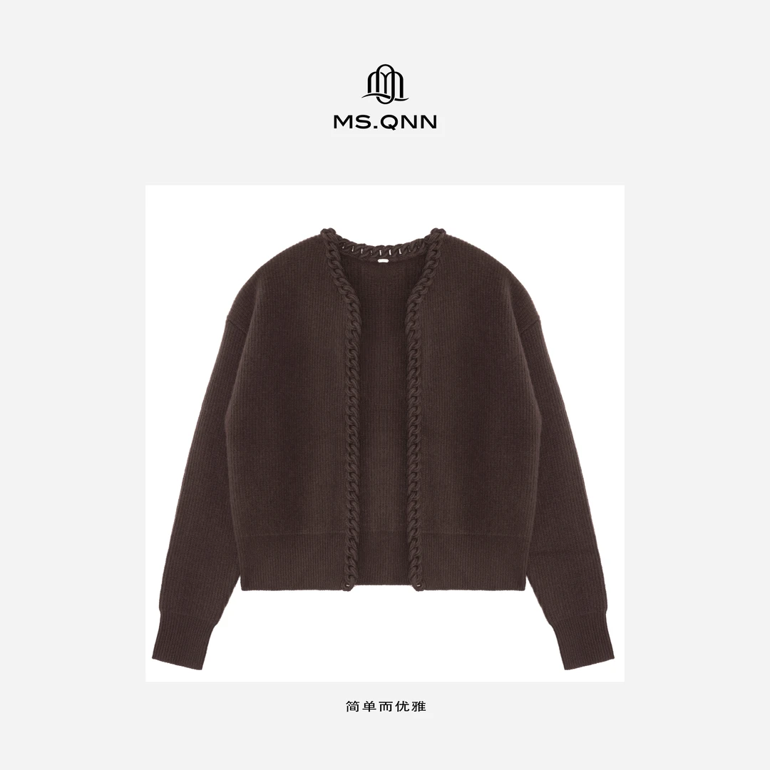 Ms.Qnn“手勾链条” 羊绒衫 35C467 Q姐