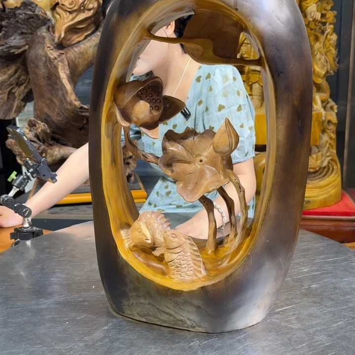 厚***物香樟木长30厘米高50