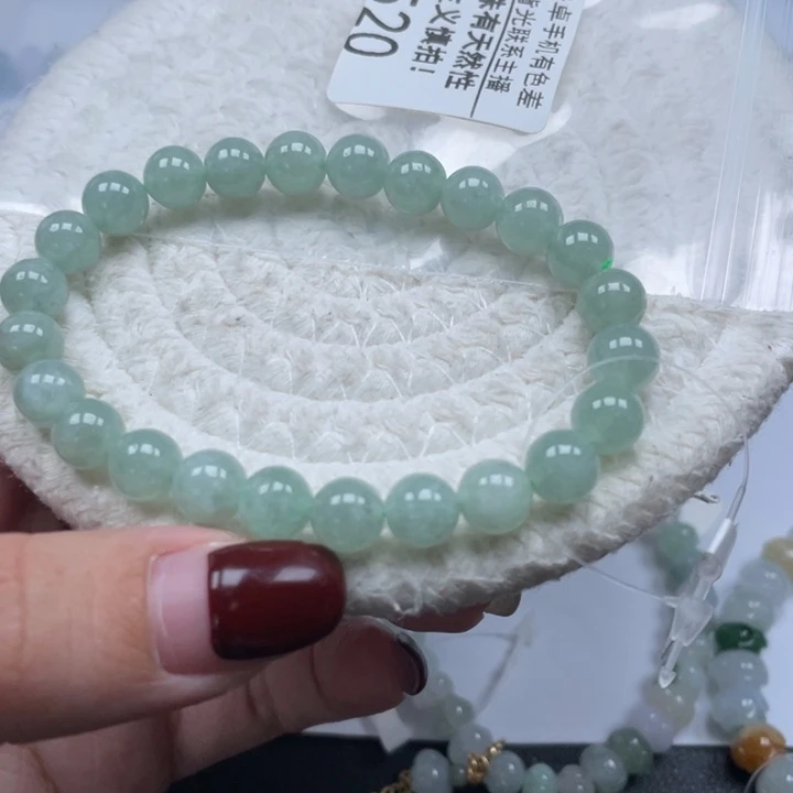 翡翠未镶嵌手链天然A货缅甸翡翠8