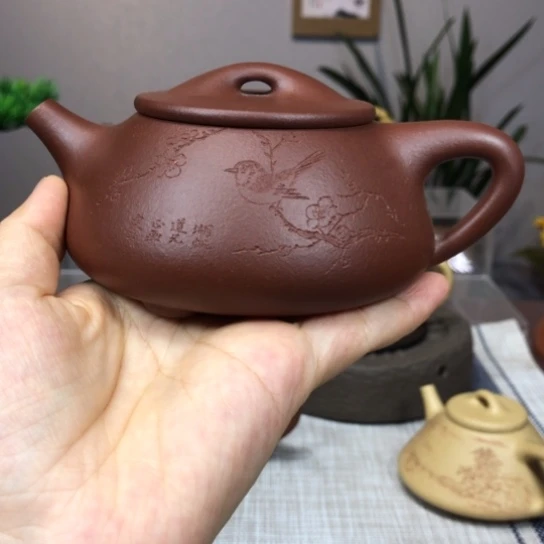 紫砂茶壶全手工制作景舟石瓢260cc