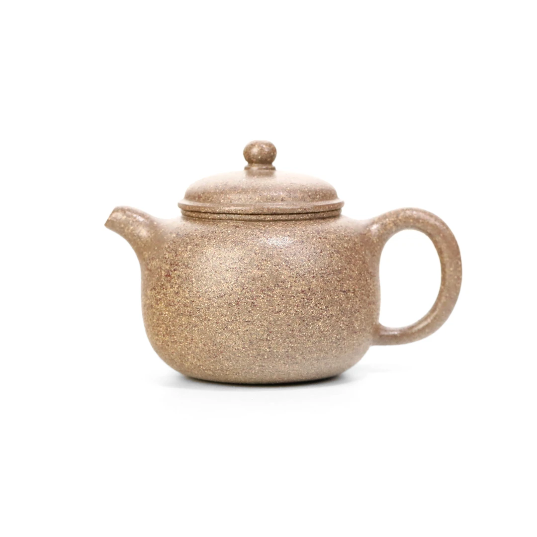 CRY匏尊壶190cc原矿桃花泥宜兴手工紫砂壶经典传统器自用实用器