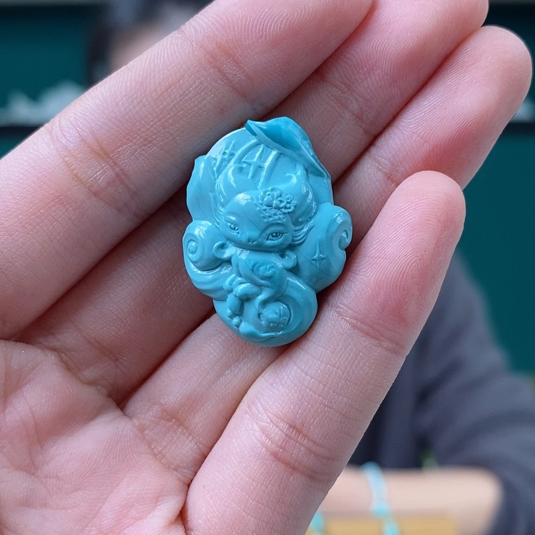 绿松石未镶嵌珠宝奇石