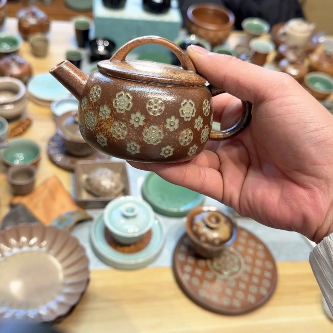 小金茶具青瓷茶器