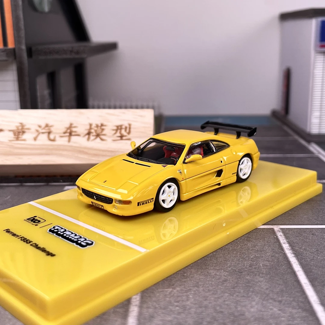 【壹童现货】TW 1:64 法拉利 F355 黄色 合金汽车模型