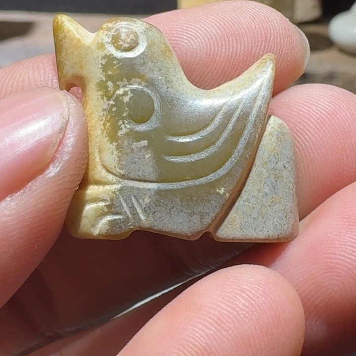 和田玉（糖玉）颈饰未镶嵌用****4