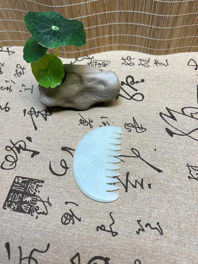 天然岫玉梳子多样性发一