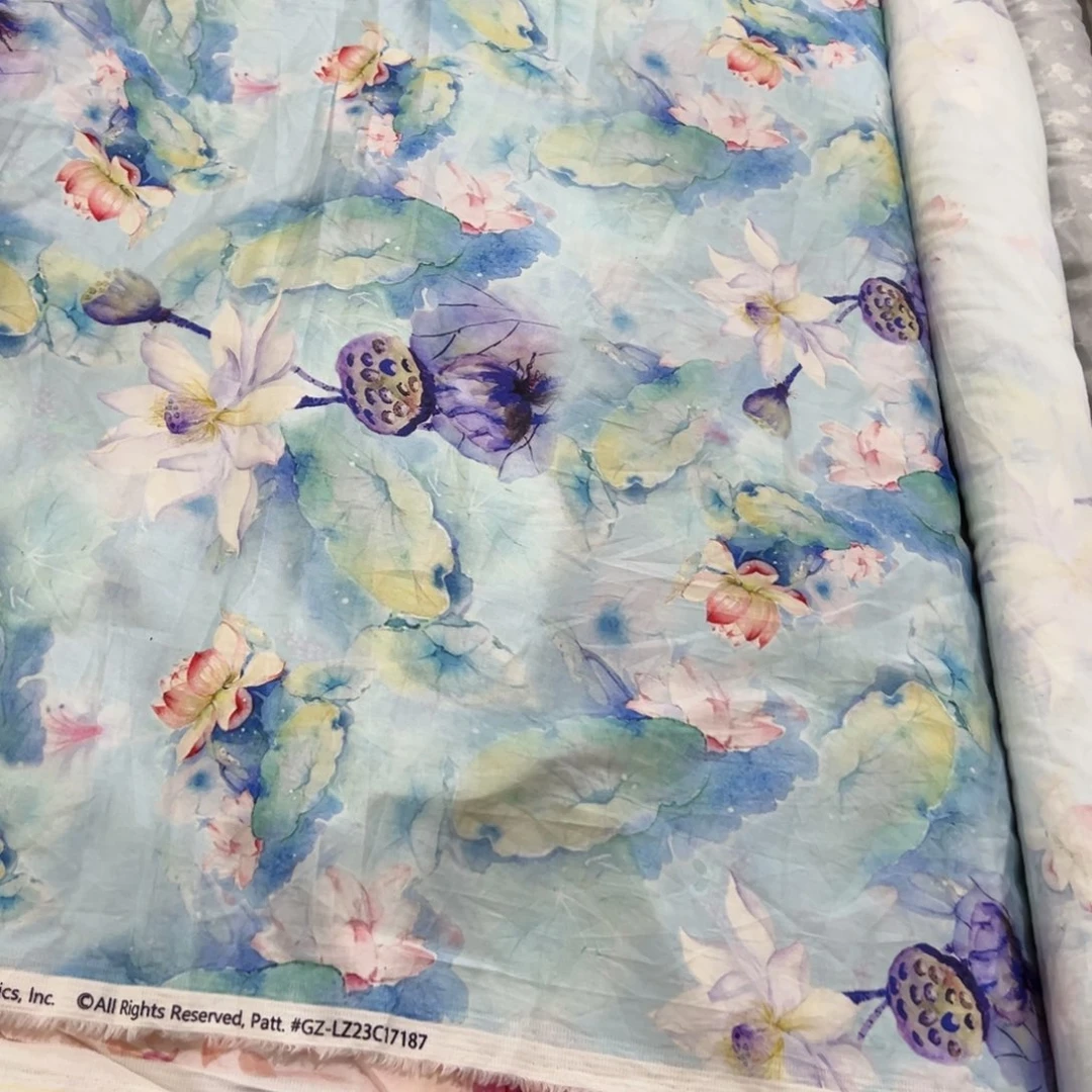 棉一米价纯棉60支微弹贡缎1.4米宽果子D