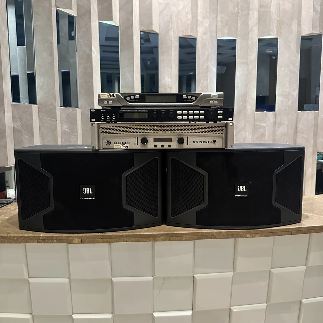 8新  不包邮JBL进口10寸卡包音响四件套专业家庭K歌二手音响套装