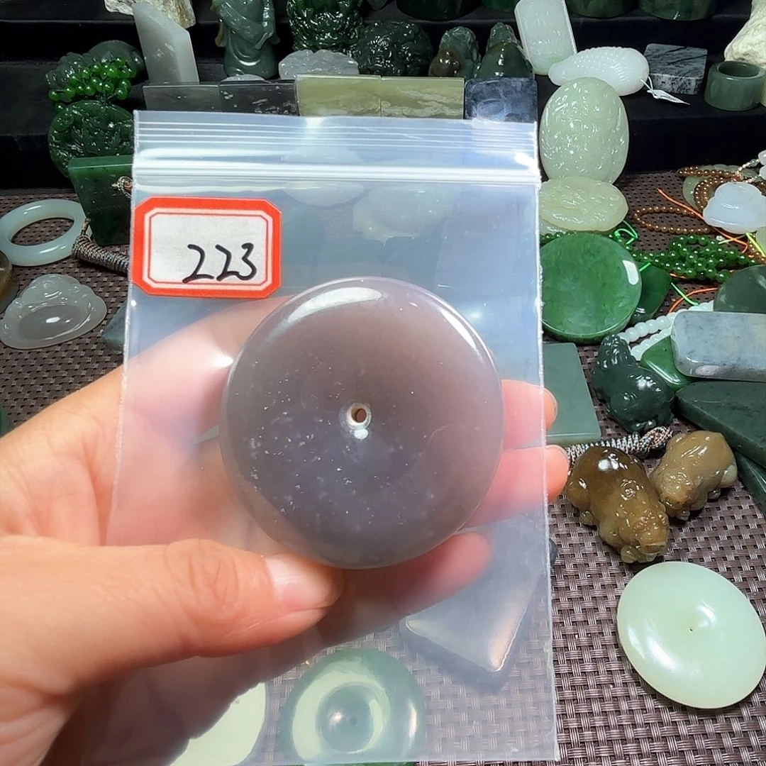 和田玉珠宝半成品未镶嵌n****）