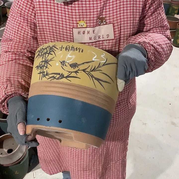 紫砂花盆紫砂花盆