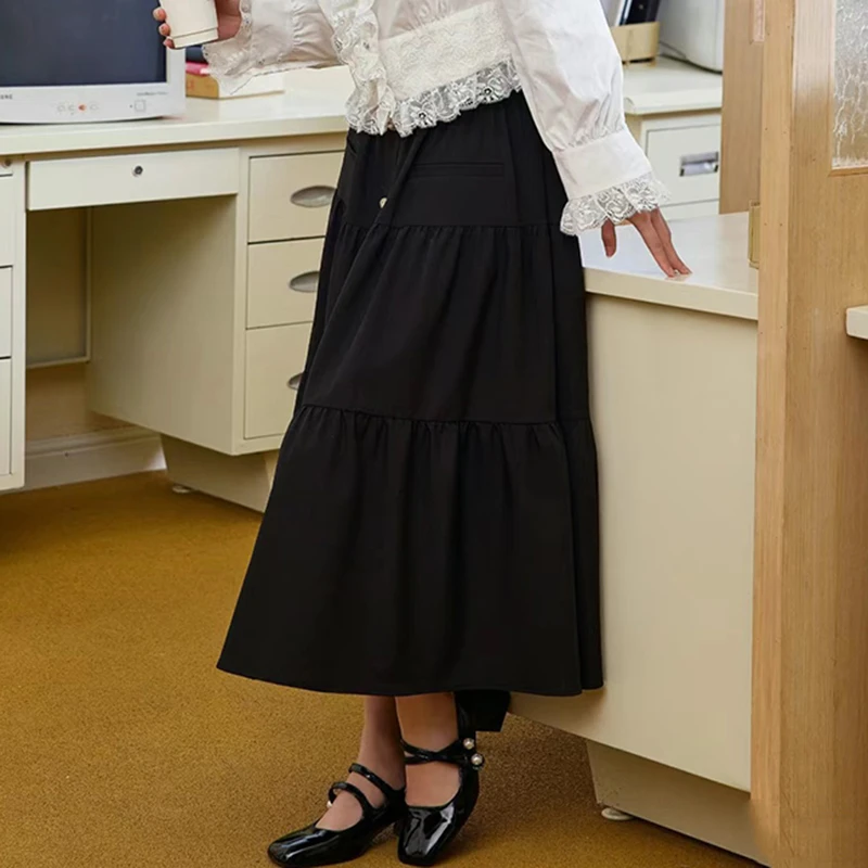 37318【芭依L】个性宽松遮肉半身裙87Q3601