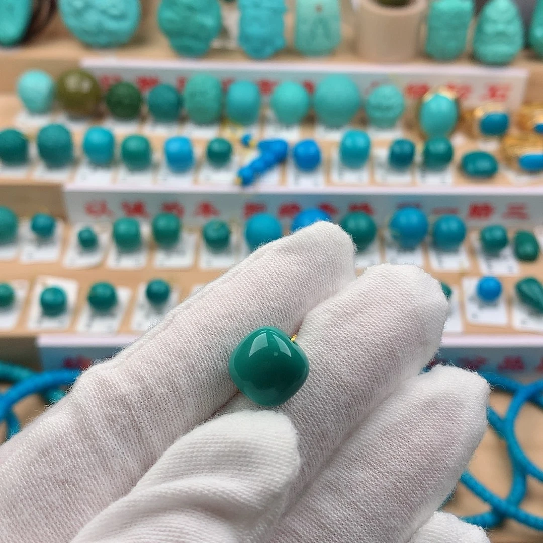 绿松石未镶嵌配饰11.4-10.6