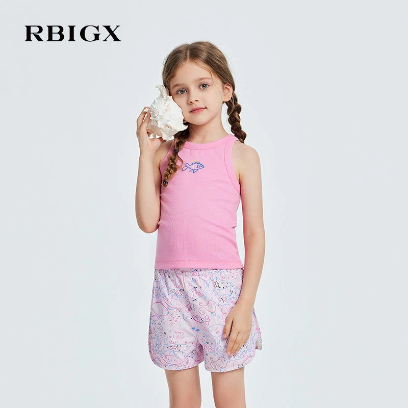 【商场同款】RBIGX瑞比克26夏季新款甜美公主潮流印花背心BX5BR2786