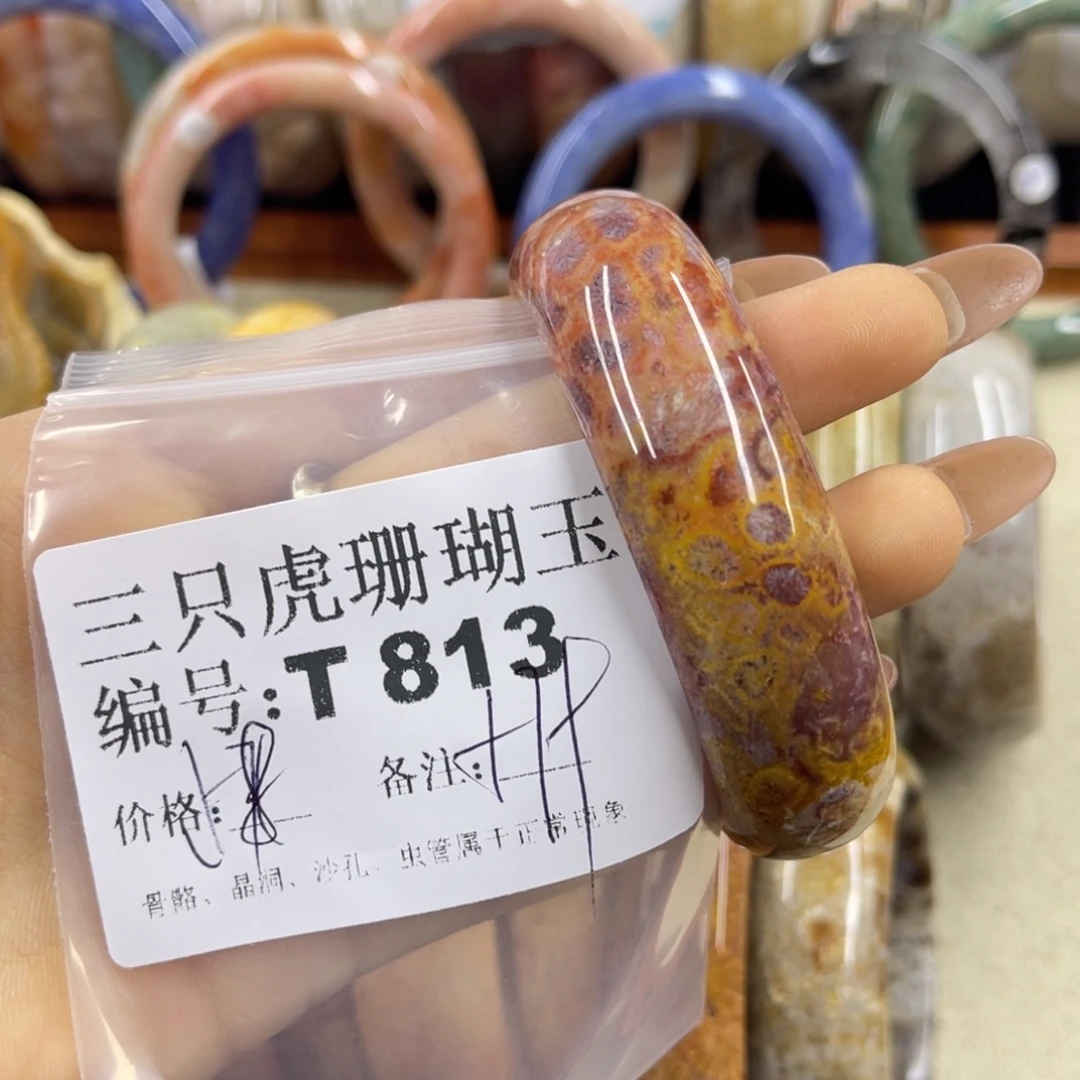 蚂***常硅化珊瑚（珊瑚玉）未镶嵌h