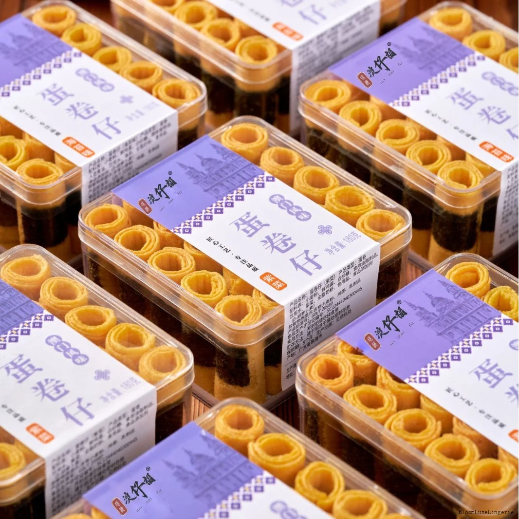 经典粤式手工海苔风味蛋卷老广传统特产散发澳门独特风情美味零食