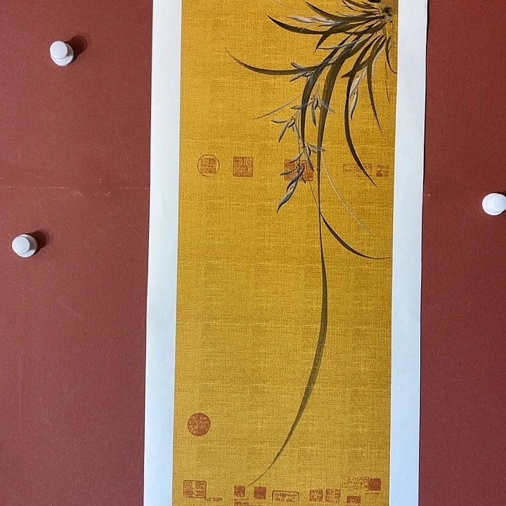 国画听兰老师花鸟
