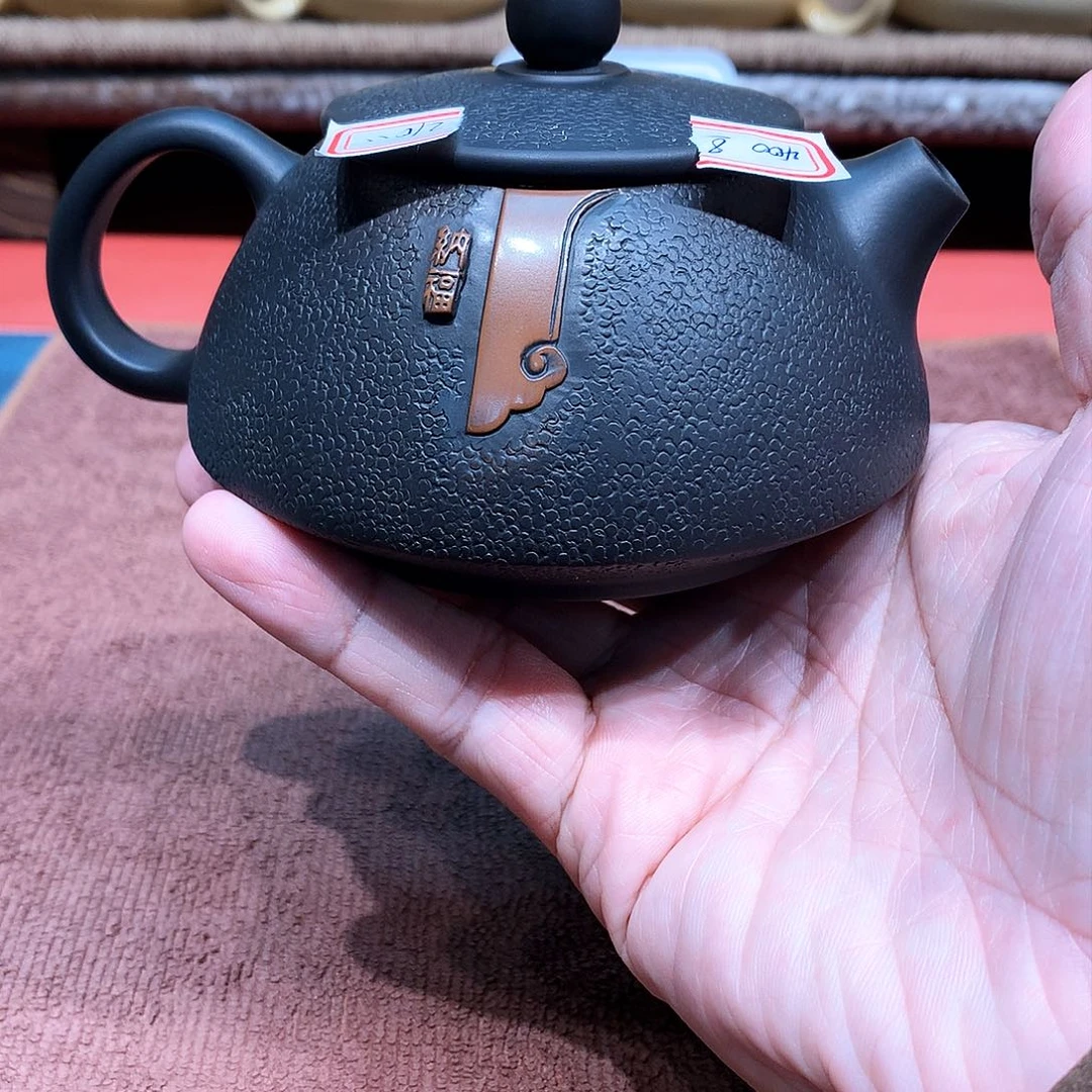 泥塑钢**帅放漏一音壶210毫升球孔裂