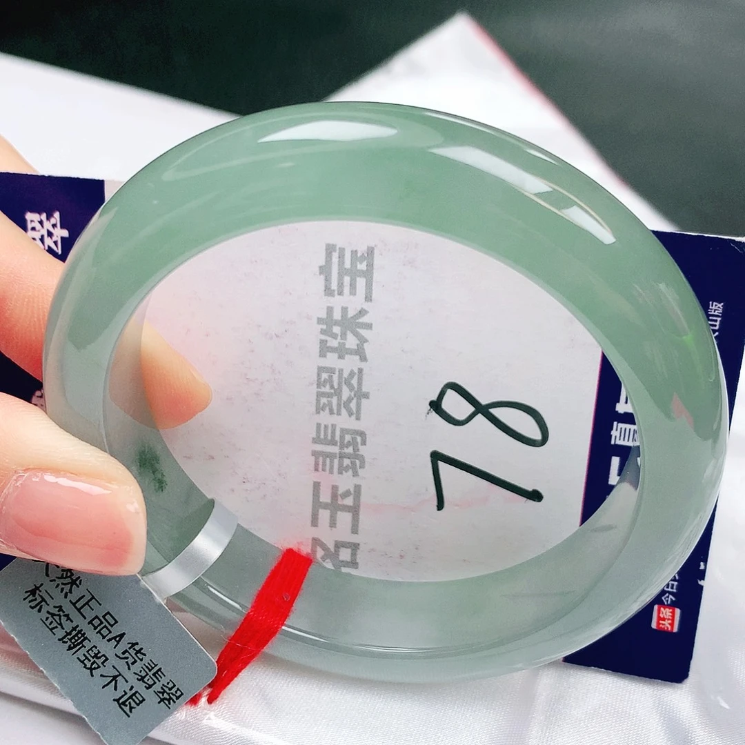 翡翠未镶嵌手镯缅甸天然a货翡翠手镯