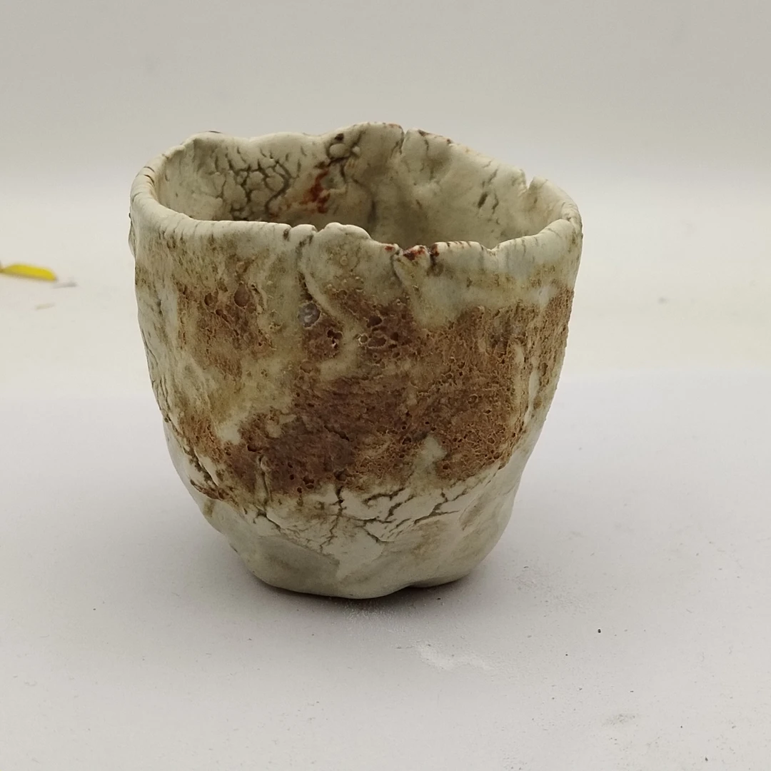 茶道茶器茶具复古手捏侘寂风主人杯发同款