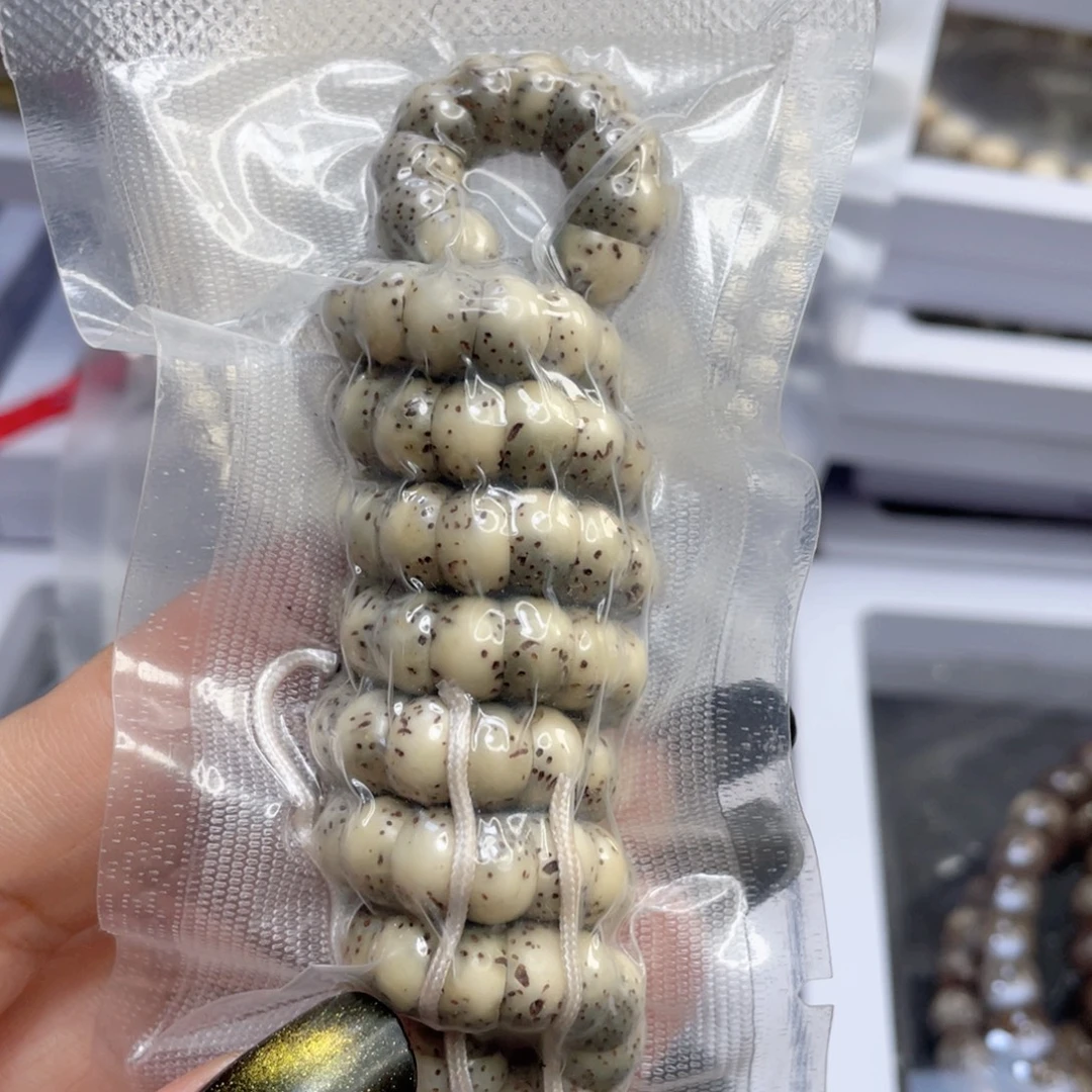 吊坠星月菩提石玉料糯冰大肠尺寸7.5