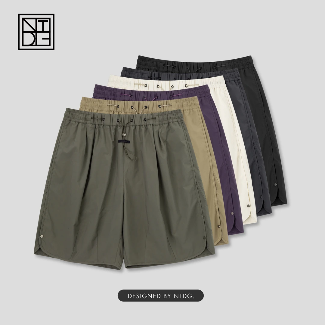 夏季男士宽松休闲短裤抽绳松紧81618