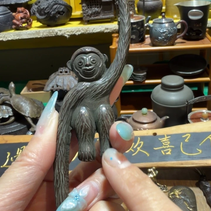 铜中古工艺品，摆件
