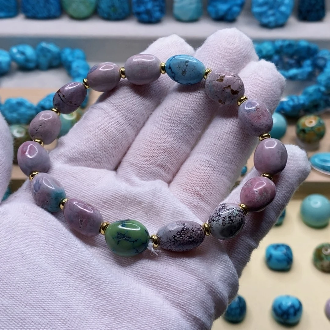 未镶嵌绿松石珠宝奇石