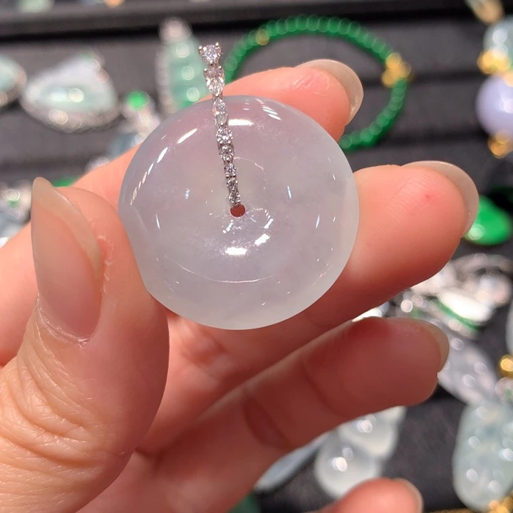 【闪购商品】颈饰18K金镶嵌翡翠翡翠