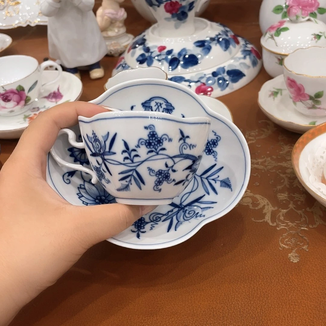 瓷片中古一等咖啡杯