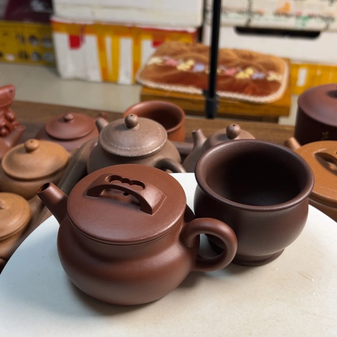 紫砂茶壶底槽清汉瓦170