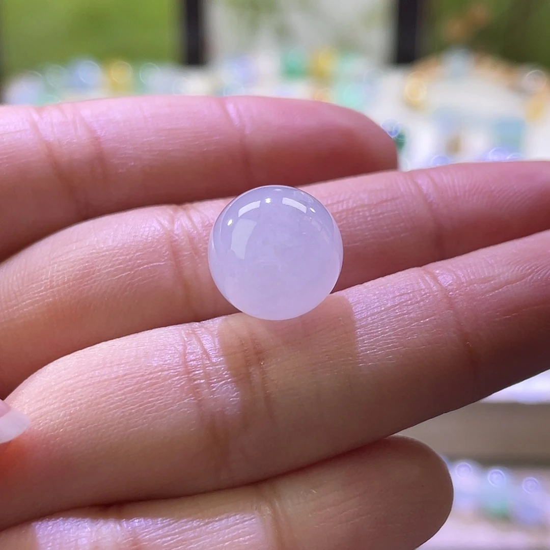 散珠翡翠展示勿拍缅甸翡翠a货卡12粉紫