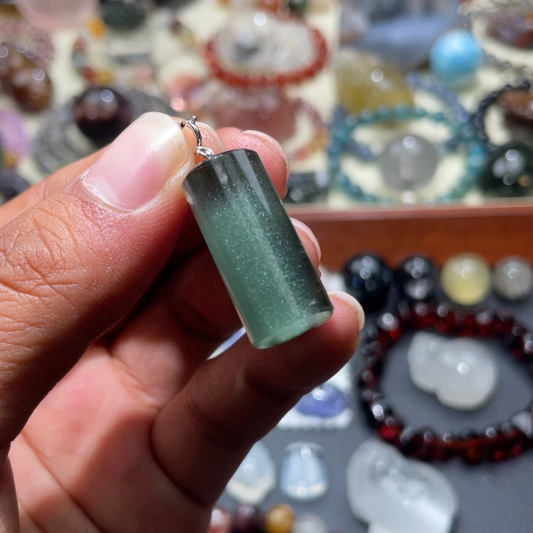 吊坠(不含链)银S925镶嵌水晶