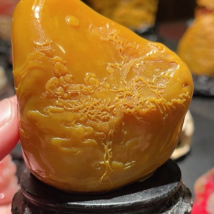 寿山石用****0结晶地田黄