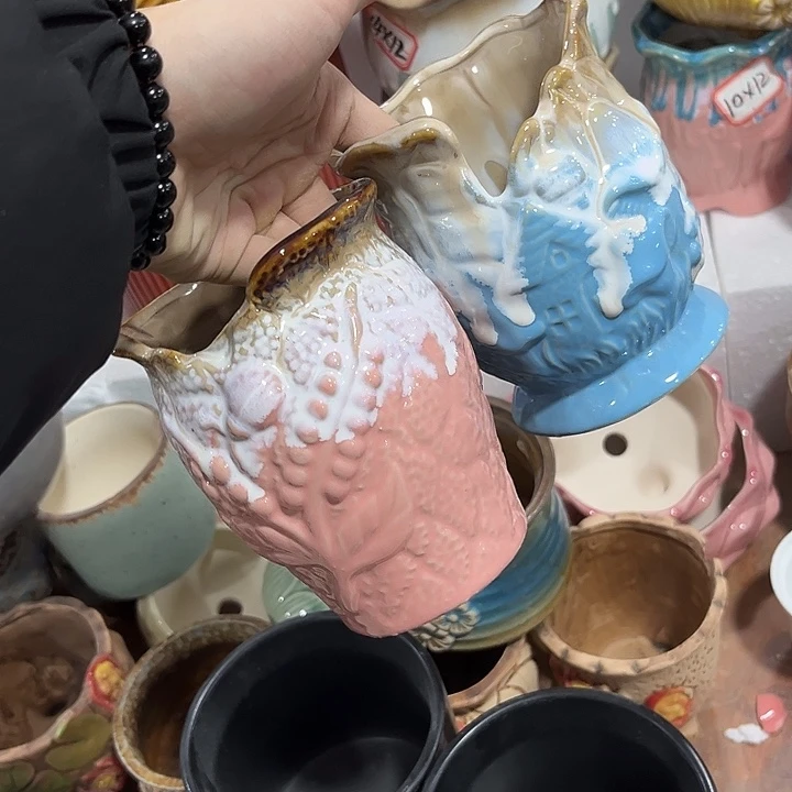 有孔！福利价陶瓷花盆性价比！