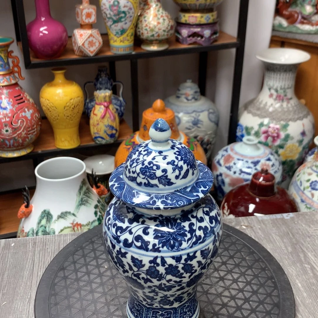 将军罐茶叶罐盖罐