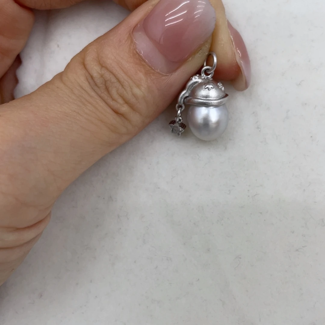 颈饰海水珍珠银S925镶嵌