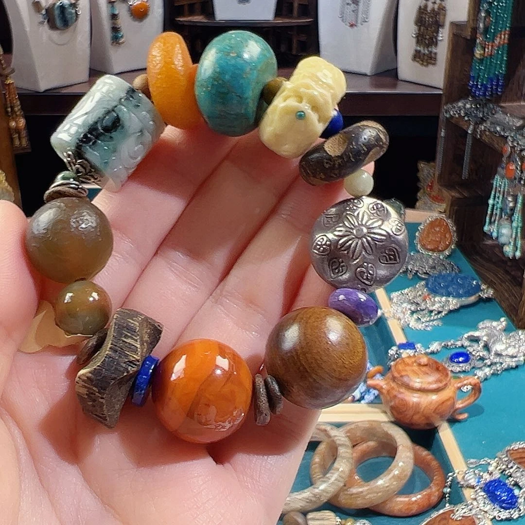 925银个性国风设计手链