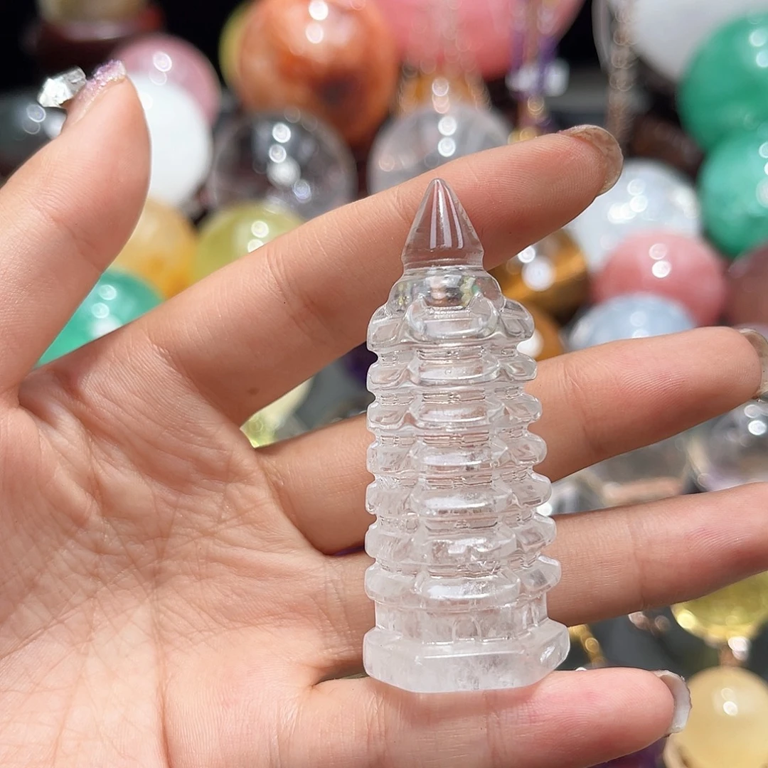 未镶嵌水晶珠宝半成品微瑕6.5