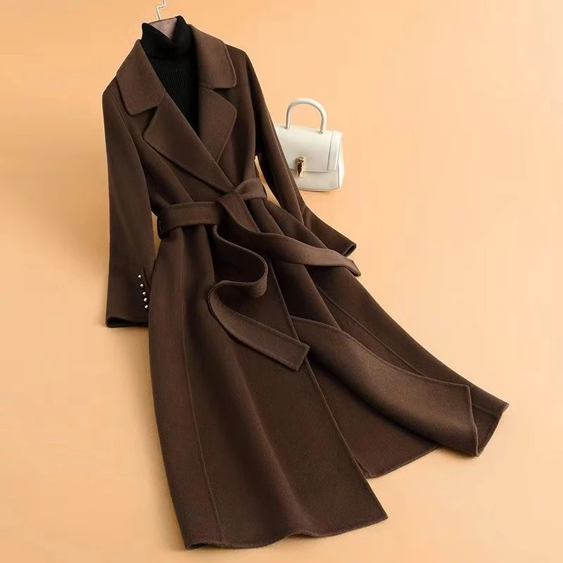 【1-200】新款冬季双面羊毛外套大衣