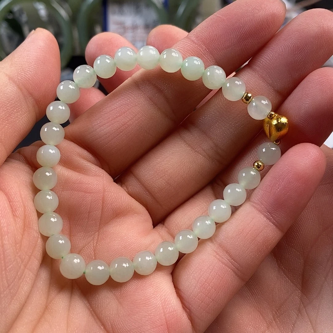 和田玉未镶嵌手链